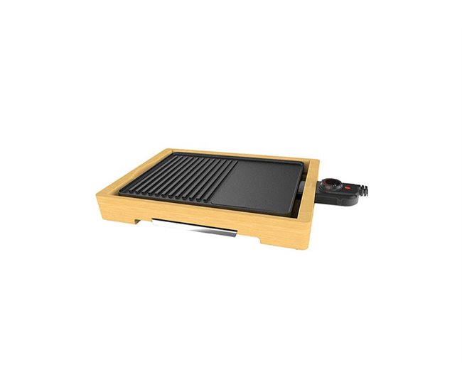 Conforama Plancha de asar COMELEC EG7404 25 5 x 34 6 bambu Grandes ahorros