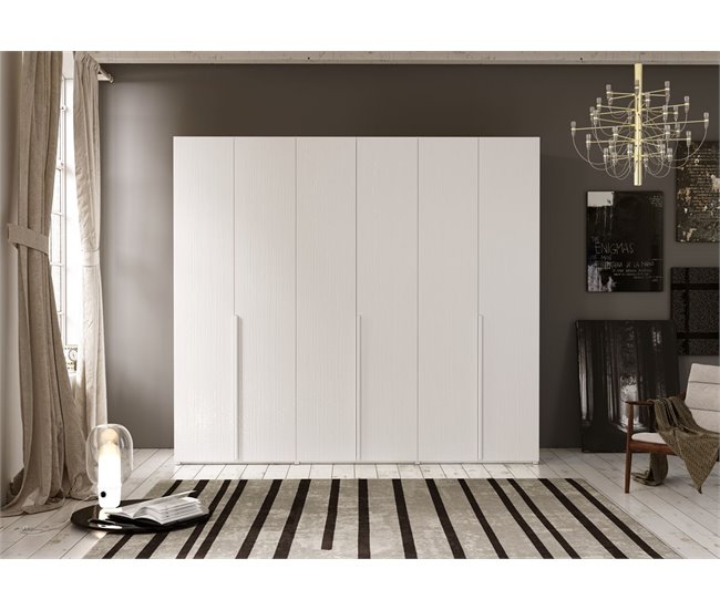 Conforama Armario CLAUDIA puertas batientes 240x238cm blanco Envío gratis