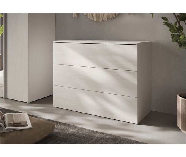 Conforama Conjunto dormitorio completo NAPOLI color blanco Promoción trimestral