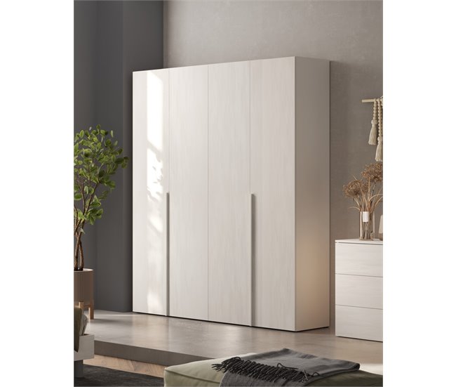 Conforama Conjunto dormitorio completo NAPOLI color blanco Promoción trimestral