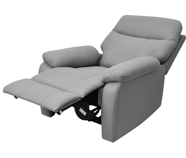 Conforama Sillón GARY relax eléctrico gris Libre de impuestos
