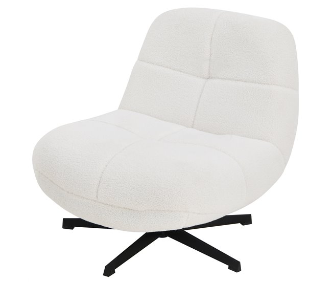 Conforama Sillon decorativo color blanco CADI Descuentos del mes