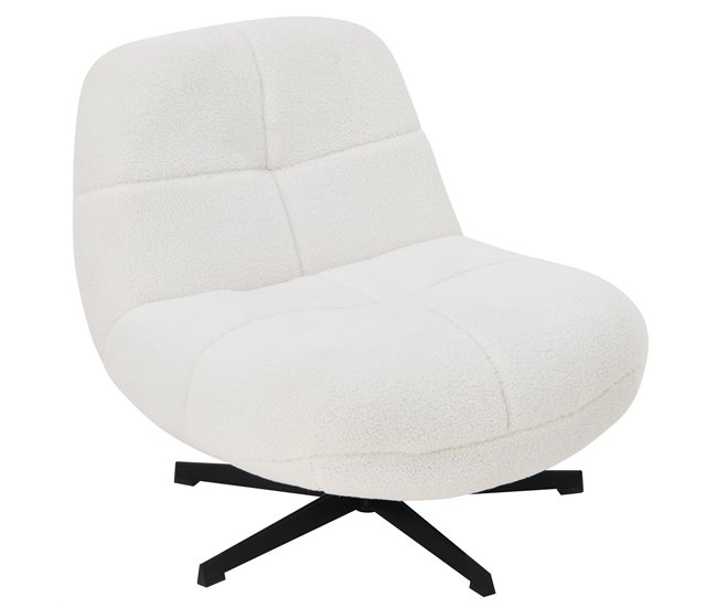 Conforama Sillon decorativo color blanco CADI Descuentos del mes