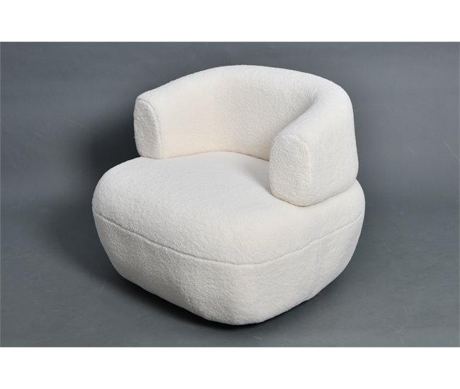 Conforama Sillon decorativo color blanco IVORY Oferta exclusiva