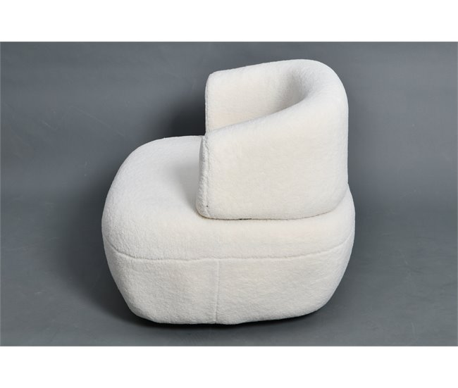 Conforama Sillon decorativo color blanco IVORY Oferta exclusiva