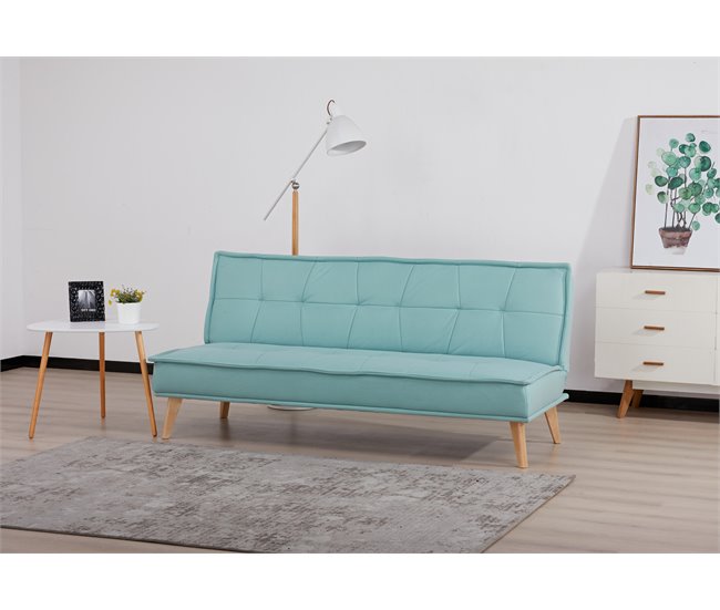 Conforama Sofá cama JADE color verde claro Ofertas de temporada