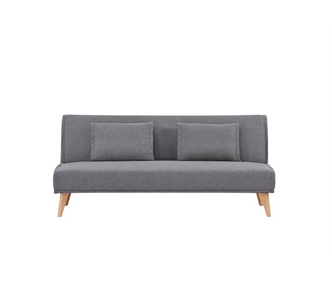 Conforama Sofá cama QUILA color gris oscuro Ofertas especiales