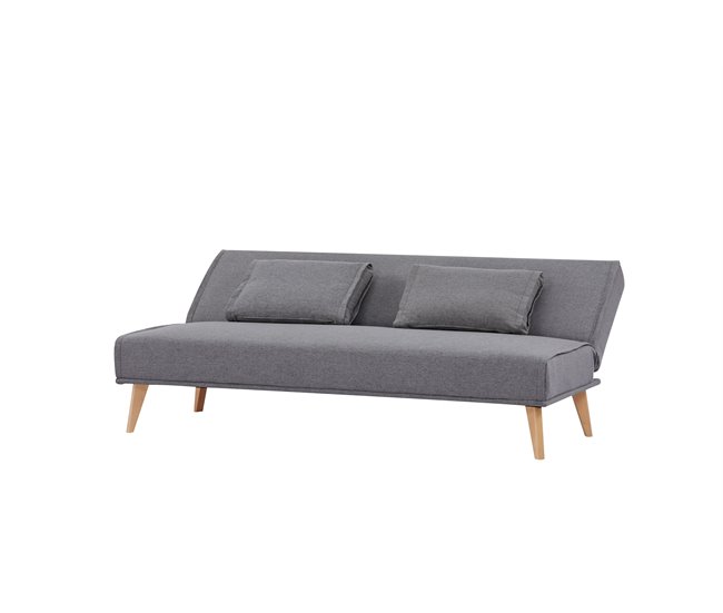 Conforama Sofá cama QUILA color gris oscuro Ofertas especiales