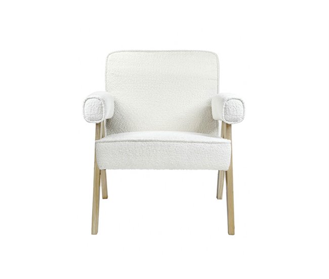 Conforama Sillón decorativo ARTEMISA blanco
