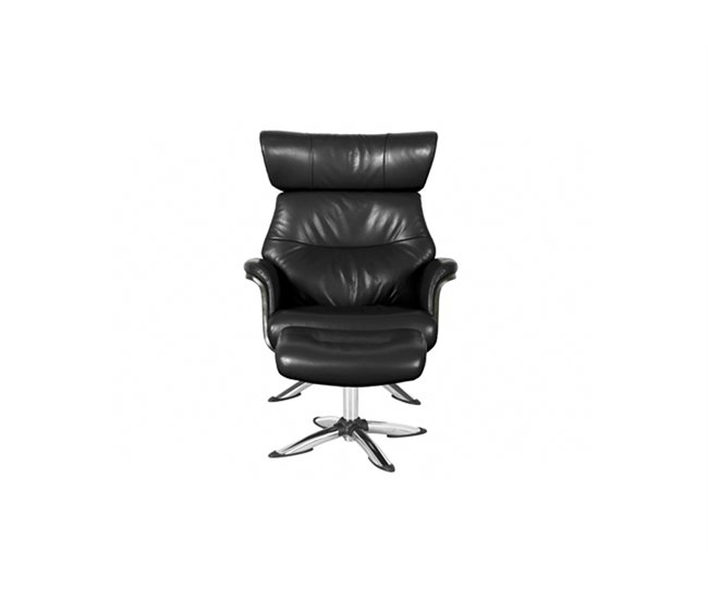 Conforama Sillón relax manual DELTA color negro Outlet