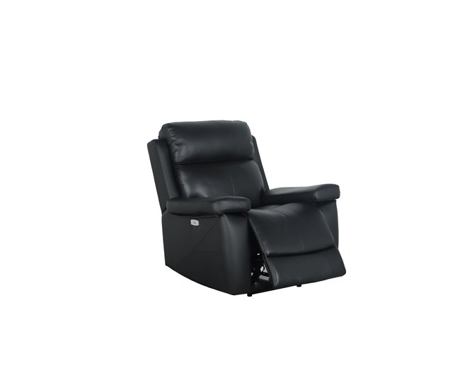 Conforama Sillón relax eléctrico THEA piel negro Ofertas