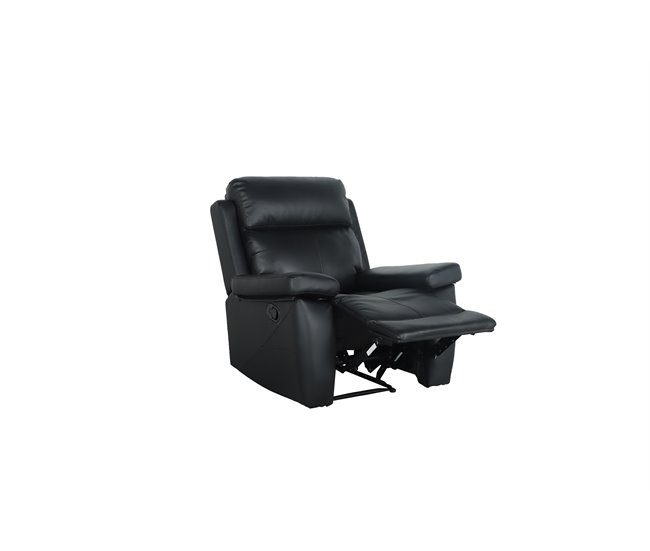 Conforama Sillón relax manual THEA piel negro Venta caliente