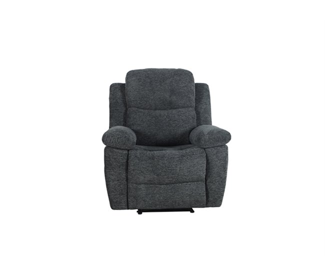 Conforama Sillón ALYSA relax manual gris oscuro En oferta