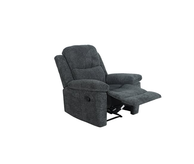 Conforama Sillón ALYSA relax manual gris oscuro En oferta