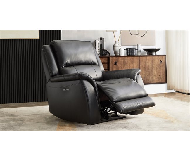 Conforama Sillón relax eléctrico color marrón NINFA Rebajas de fábrica