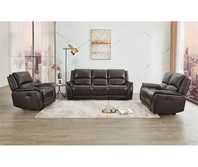 Conforama Sillón relax manual color marrón NINFA Los más vendidos