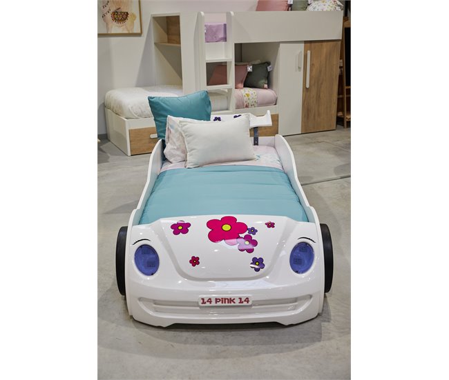 Conforama Cama coche 90X190 HAWAI con Led´s en frente Ventas relámpago