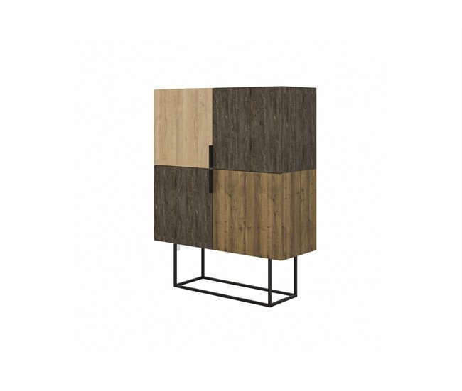 Conforama Cómoda 4 puertas 3 colores TITAN