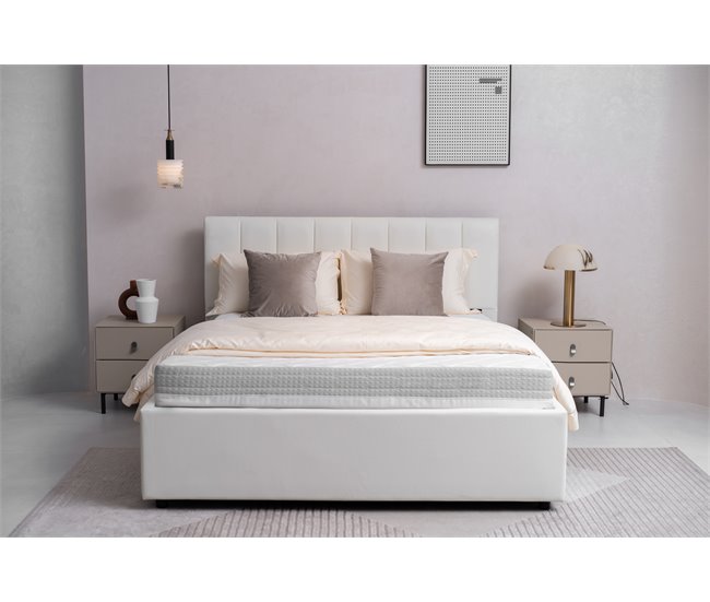 Conforama Cama abatible 160x200cm color blanco DREAM II Tienda de fábrica