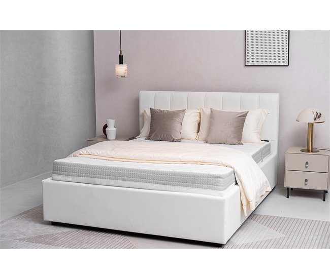 Conforama Cama abatible 160x200cm color blanco DREAM II Tienda de fábrica