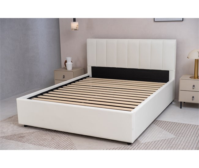 Conforama Cama abatible 160x200cm color blanco DREAM II Tienda de fábrica