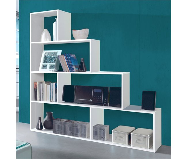 Conforama Estantería de 6 huecos color Blanco STEP Última moda