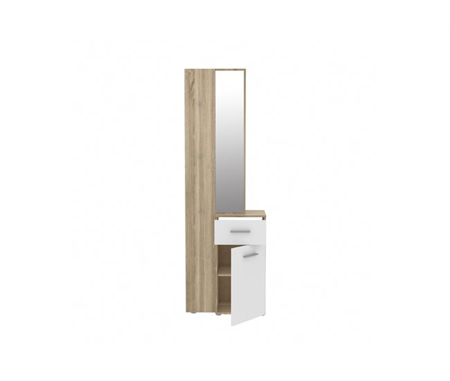 Conforama Recibidor LOTHAL color roble/blanco Rebajas de fin de temporada