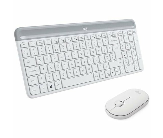 Conforama Teclado Logitech 920-009197 Blanco QWERTY Gran oferta
