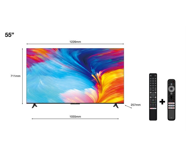 Conforama TV 55 pulgadas TCL 55P635 Smart TV 4K HDR Solo hoy