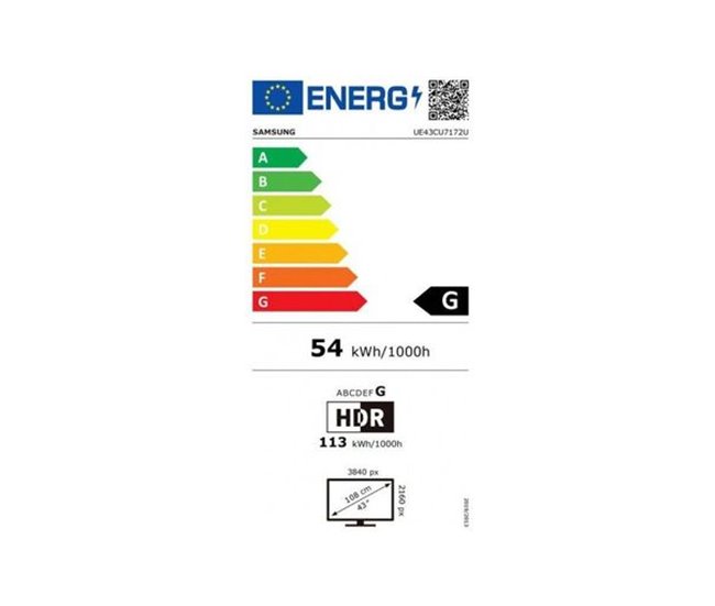 Conforama TV 43 pulgadas SAMSUNG UE43CU7172UXXH Smart TV 4K ULTRA HD Solo queda un día