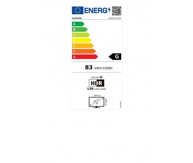 Conforama TV 55 pulgadas SAMSUNG UE55CU7172UXXH Smart TV 4K ULTRA HD Liquidación