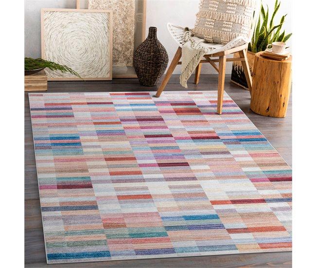Conforama Alfombra lavable ANDRE 2295 Rayas antideslizante 160x220 cm En oferta