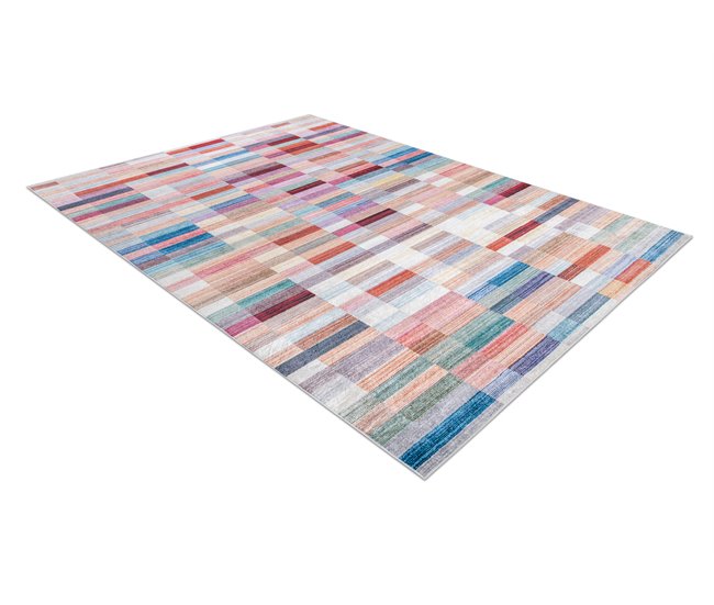 Conforama Alfombra lavable ANDRE 2295 Rayas antideslizante 160x220 cm En oferta