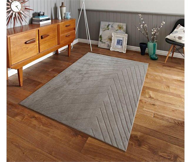 Conforama Alfombra NEW CRYSTEL 160x230cm color café Libre de impuestos