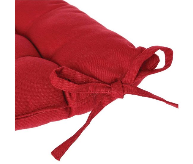 Conforama Cojín para sillas Atmosphera Granate (38 x 38 cm) Ofertas de temporada