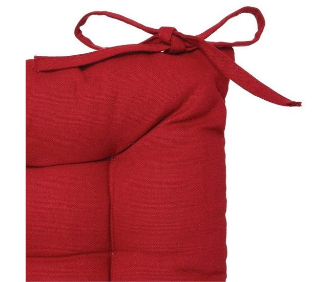 Conforama Cojín para sillas Atmosphera Granate (38 x 38 cm) Ofertas de temporada