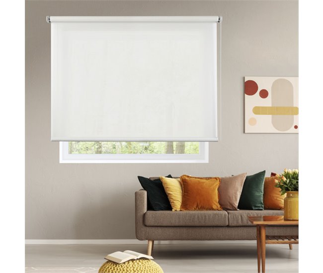 Conforama Estor translúcido Estores enrollables para Ventanas Blanco 45x180 cm Los más vendidos