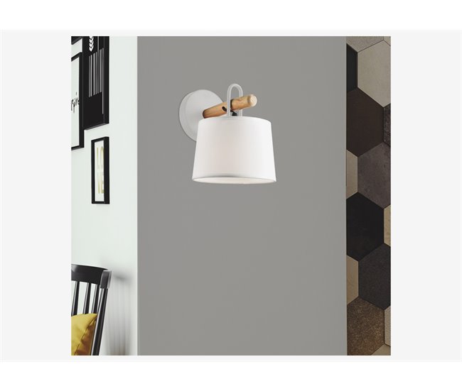 Conforama Aplique de pared de la AROLAS blanco Rebajas top