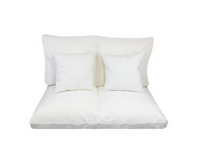 Conforama Acomoda Textil – Cojines Sofá Palets 2 Plazas Desenfundable y Lavable 120x80cm. NO INCLUYE PALETS. (Beige) Ofertas de temporada
