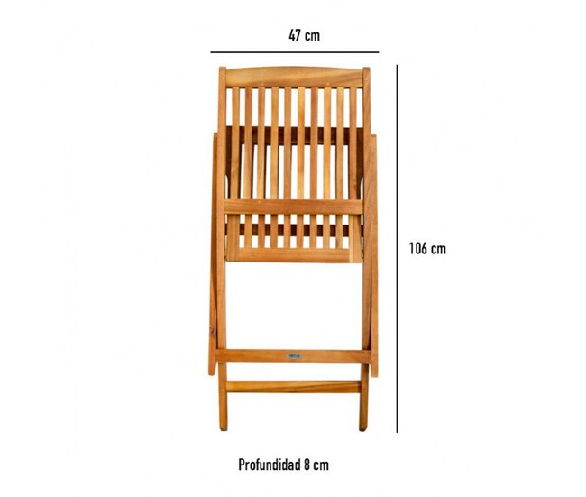 Conforama Set 2 sillas jardín para exterior Aktive Garden Outlet online