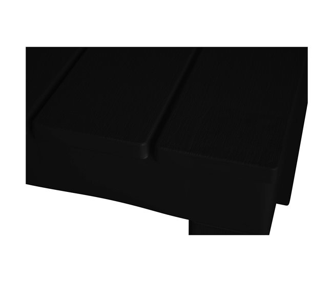 Conforama Mesa de exterior Dmurill Mesa de jardín cuadrada Mesa de centro fija para interior y exterior 100% Made in Italy 100% Made in Italy 78x78h72 cm Antracita Rebajas de fábrica